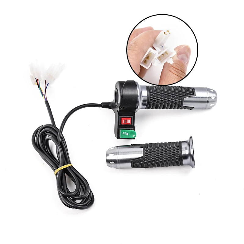 For Citycoco Electric Scooter Accessories 12v-72v Universal Three Gear Handlebar Horn Switch Handle Throttle Rotation Handle