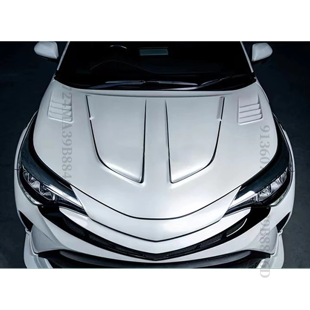 Sport Upper Hood Mesh Front Bumper Grille Racing Inlet Grill Wide Body Kit Trim For TOYOTA CHR C-HR 2016-2022 Modified Facelift