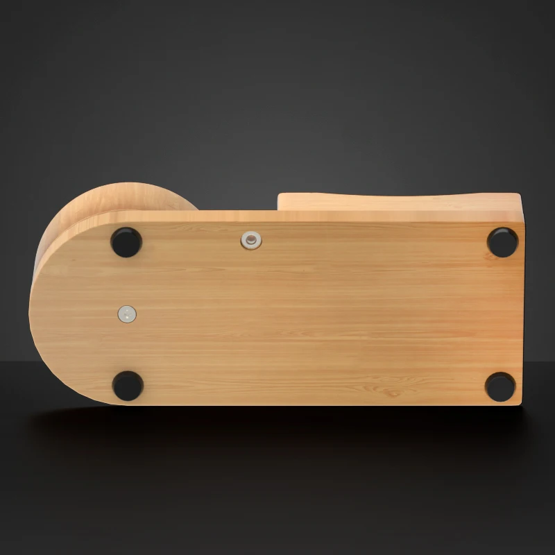 Amaoe 360° Rotating Storage Box Bamboo Wooden Organizing Holder Tweezers Screwdriver Steel Mesh Mobile Phone Organizer Tools