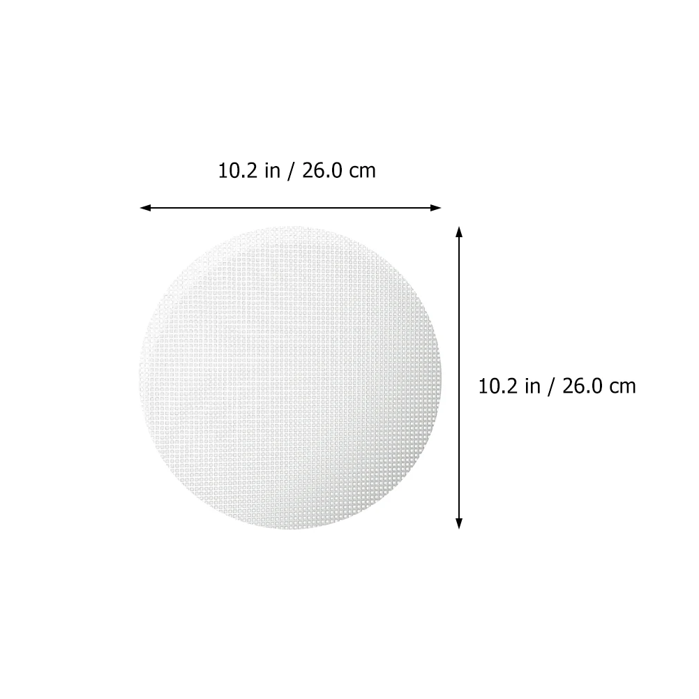 

12 Pcs Oven Liner Silicone Steamer Mat Liners Round Microwave White Silica Gel Cooking