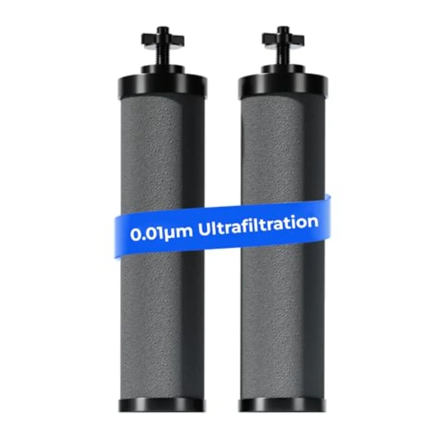 

Новый усовершенствованный ультрафильтр Waterdrop Black — сменный фильтр для системы очистки воды Berkey ® ББ9-2 ® Черные фильтрующие элементы Berkey ®