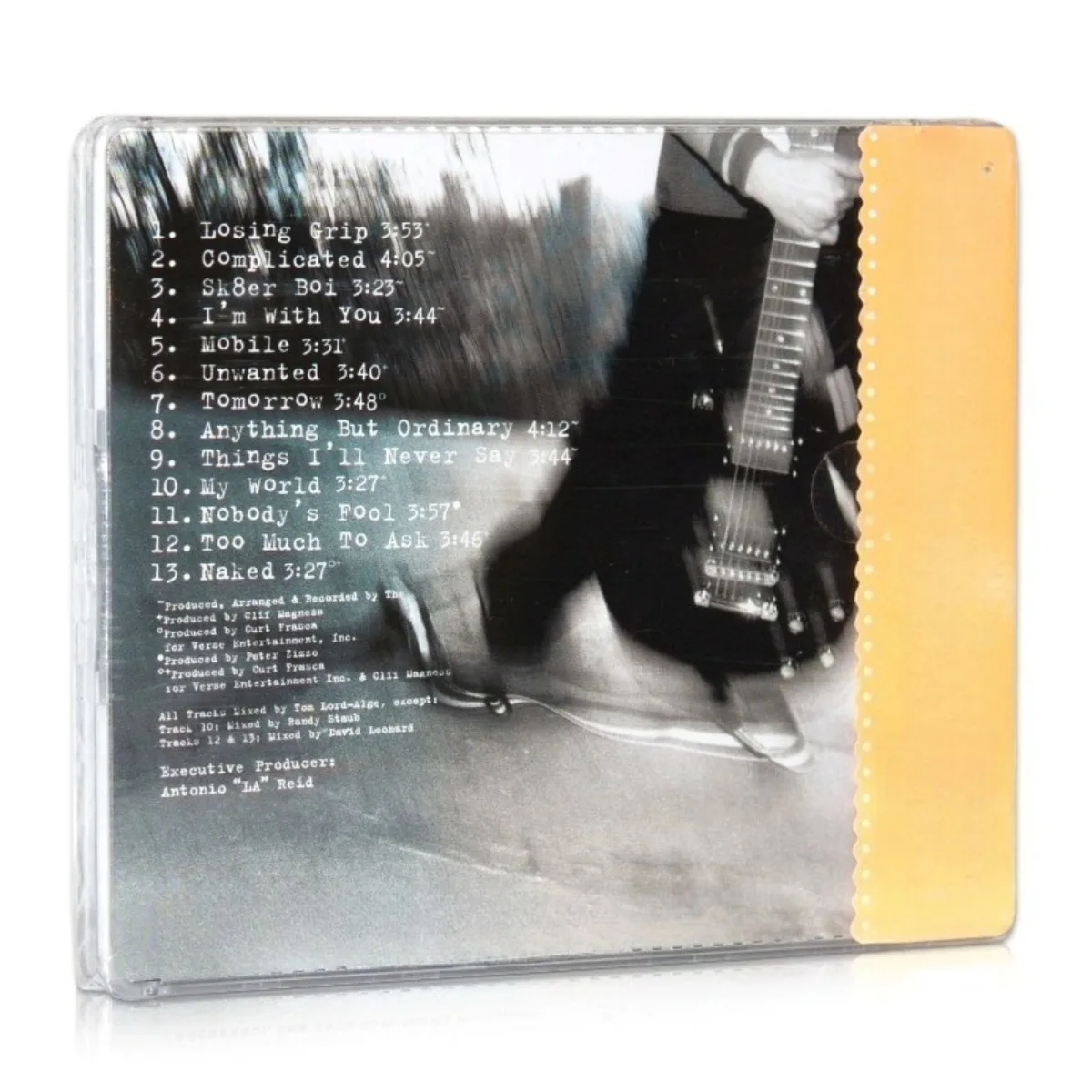 قرص مضغوط لألبوم Avril Lavigne "Let Go" - سجل موسيقى البوب الإنجليزي الأوروبي والأمريكي للمعجبين #3