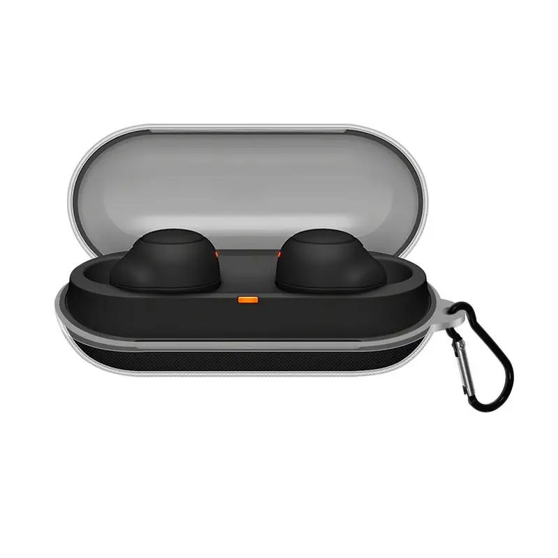 Case For Sony WF-C500 Earphone Accessories Charging Box Cover Earphone Accessories Case On TPU Shell With Anti Lost Keychain