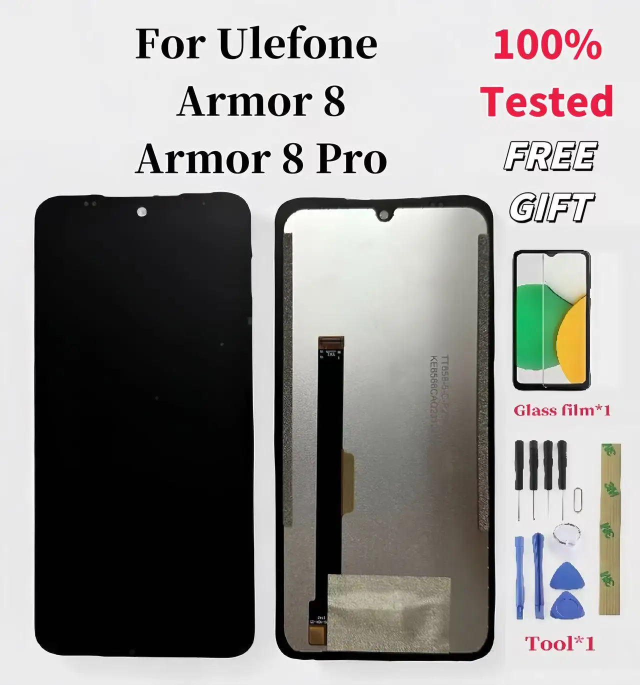 Pop For Ulefone Armor 8 Pro LCD Display And Touch Screen Digitizer Assembly 6.10 Inch For Ulefone Armor 8 Display LCD Screen Sen