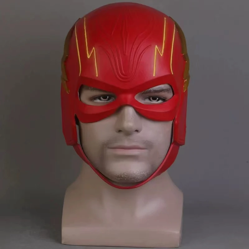 The Superhero Mask The Flash Mask For Men Kids Adult Halloween Christmas Birthday Cosplay Theme Party Latex