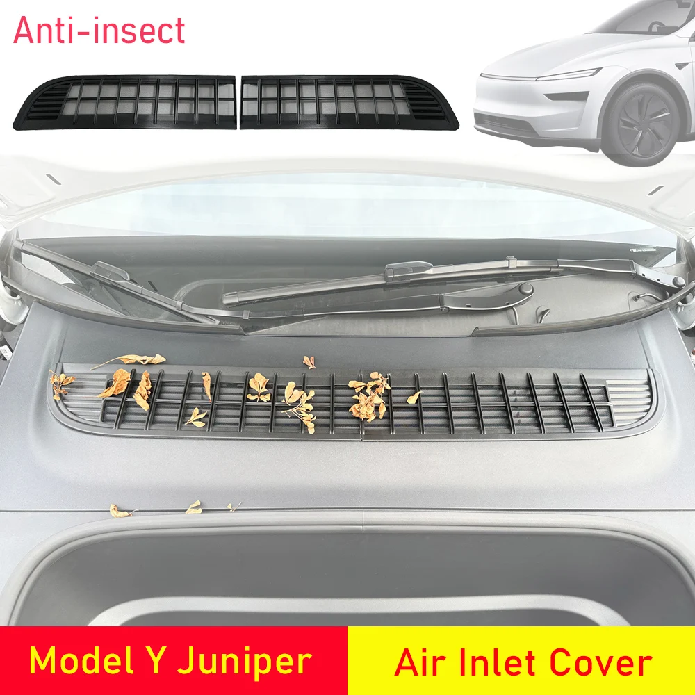 

Air Inlet Protective Cover For Tesla Model Y Juniper 2025 Accessories Anti-insect Anti-fouling Front Air-Conditioning Grill Mesh