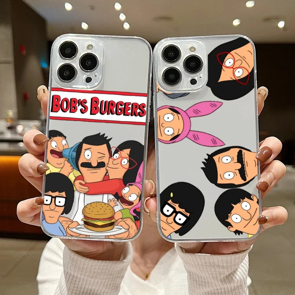 Miniso Bob's Burgers Phone Case For iPhone 15 14 13 11 12 Pro Max XS XR Shell