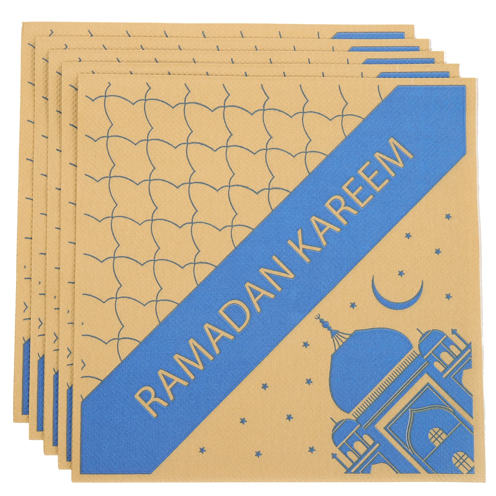 

5 упаковок салфеток для домашнего стола, бумажные, для напитков, тематическая вечеринка, одноразовые, декоративные