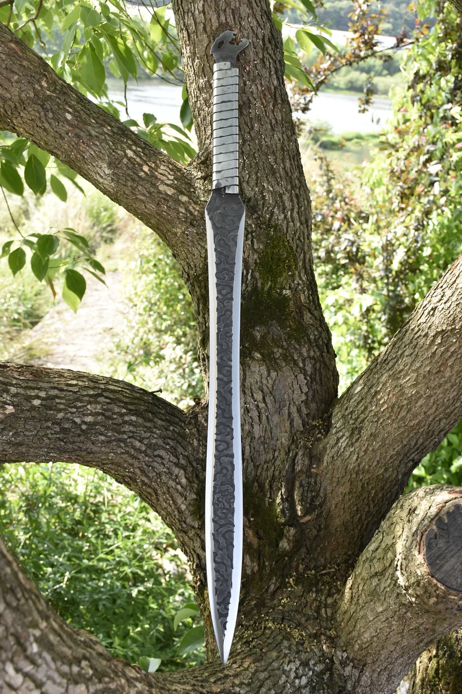 

75cm Medieval stainless steel Chinese samurai sword full tang Combat Readiness Sharp weapons Ninja martial arts katana Frost