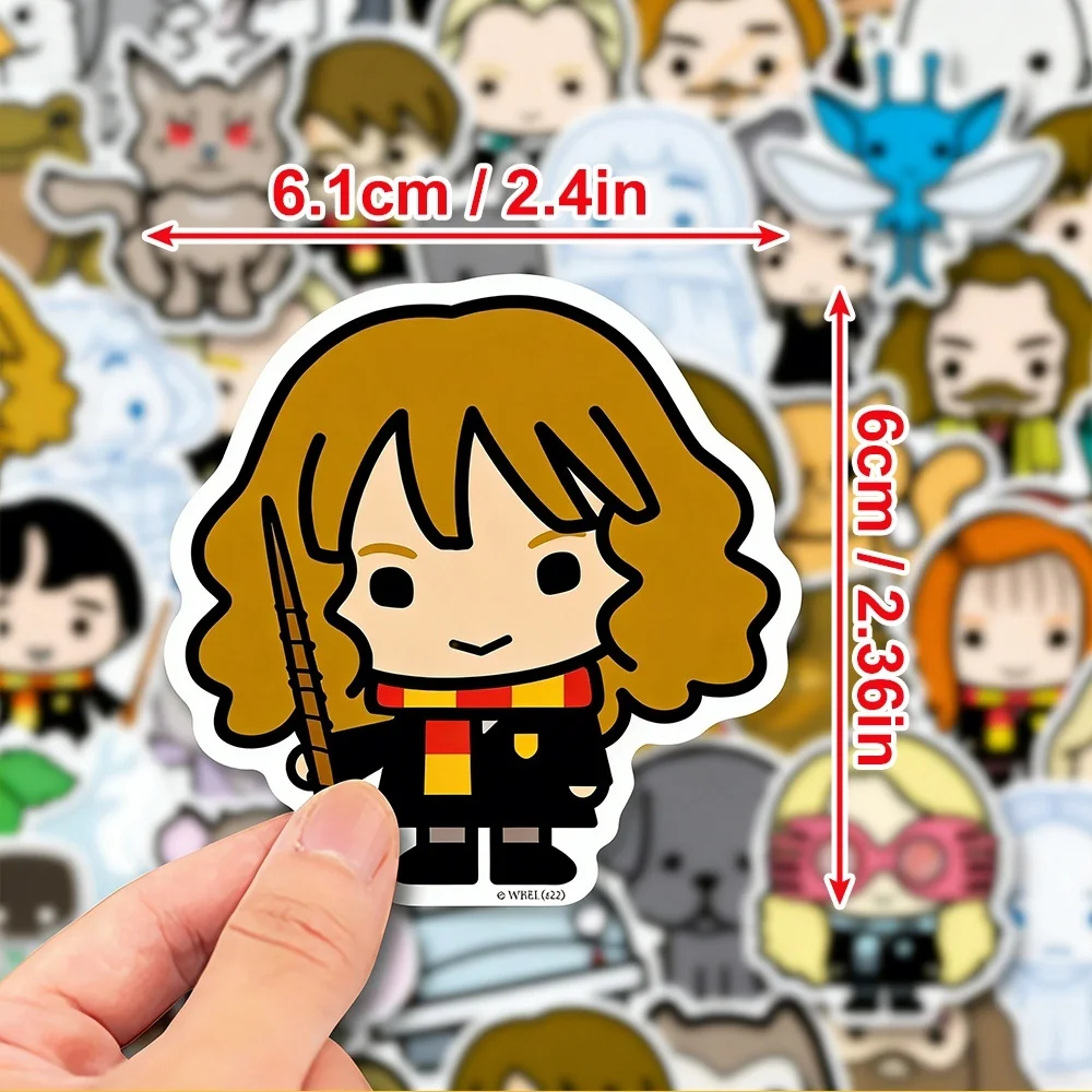 50Pcs Genuine Harry Potter Sticker Cartoon Movie Stills Waterproof Stickers Scrapbook Laptop Cup Skate Decoration Toys Gifts view 4