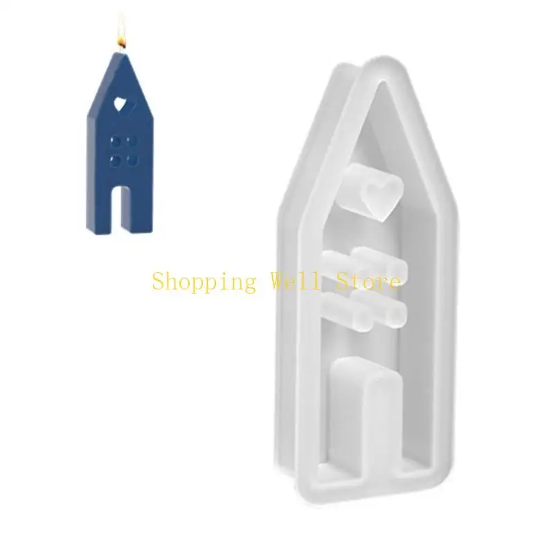 KX4B House Form Kerzenform für DIY -Kerze