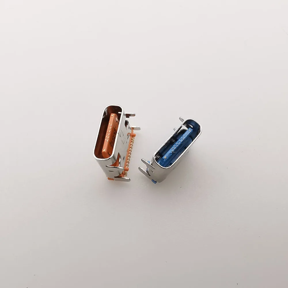 10 قطعة 3.1 USB Type-C 16Pin أنثى موصل مقبس USB نوع C وضع مصلحة الارصاد الجوية SMT شحن ميناء جاك لإصلاح DIY #2