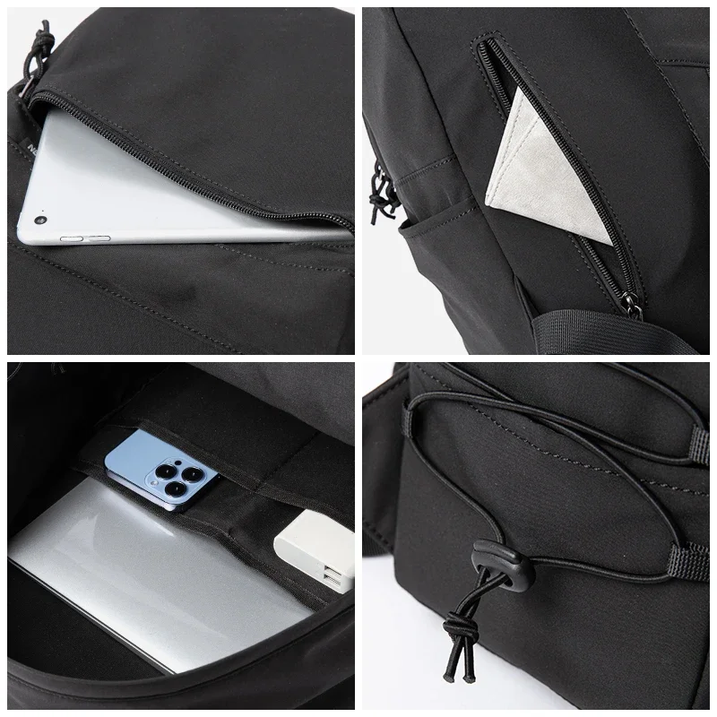 メンズ バックパック オックスフォード 防水 14 インチ ラップトップ ユニセックス カジュアル Mochila スポーツ トラベル ジッパー 軽量 リュックサック