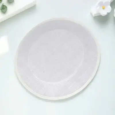 

DIY Hat Base Beige Sinamay Round Yarn Decor Eco Friendly Material for Millinery and Costume Making Wommen Sinamay Base