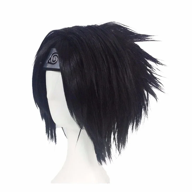 Новинка 2024 года, костюм для косплея JP Anime Uchiha Sasuke 2-го поколения, полный комплект, черная униформа, карнавальные костюмы на Хэллоуин, парик AA