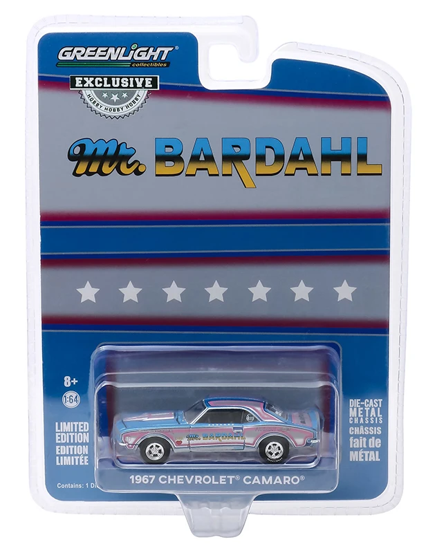 

GreenLight 1:64 1967 Chevrolet Camaro Mr. Bill Hirschel Diecast Alloy Car Model Collectible Gift