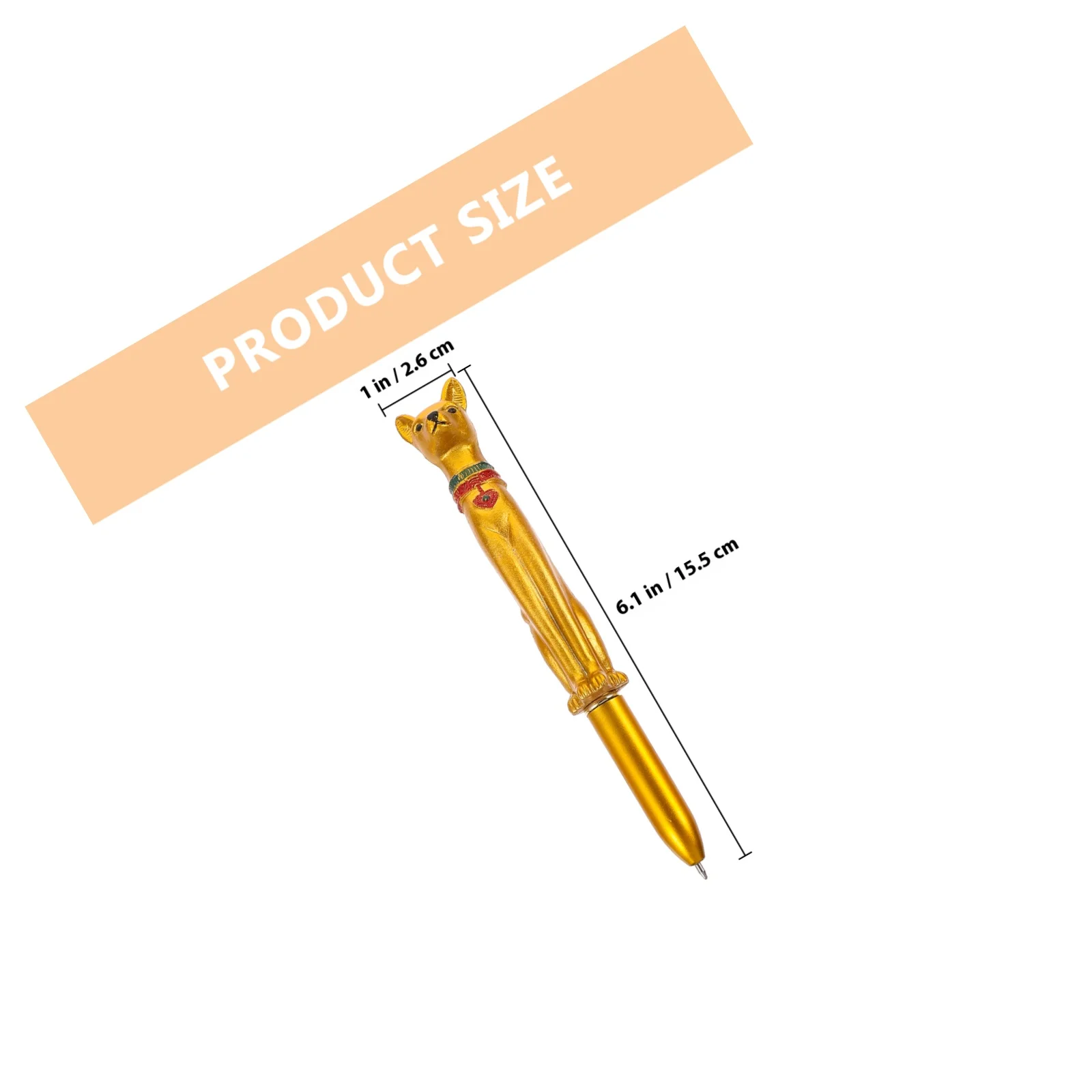 5Pcs Egyptian Pharaoh Ballpoint Pen Plastic Creative Design Home Office School Use Sign Ball-Point Pen Beautiful Writing Tool