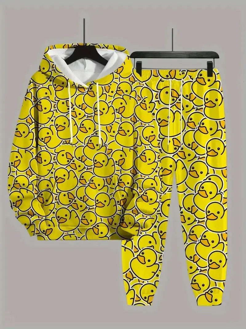 

2025 Women's Sweatshirt Plaid + Striped 2Pcs Set Men's Street Hoodies Two-piece Set 3D Printed Casual Oversized Beach Kids Suit