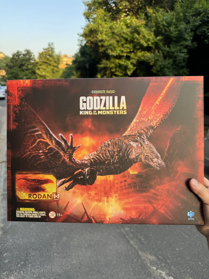 In Stock Hiya Exquisite Basic Godzilla King Of Monsters Rodan Flameborn Animation Action Figure Toy Model Collection Hobby