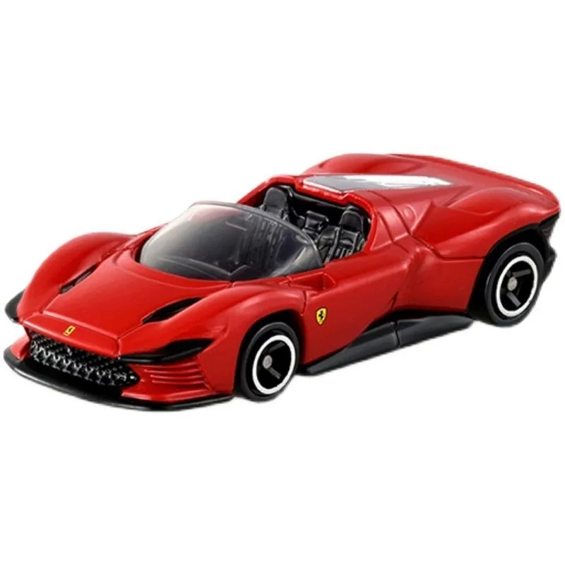 تاكارا تومي توميكا صندوق أحمر أبيض 46 فيراري دايتونا SP3 سبيكة سيارة لعبة مجسمة جمع رائعة الحلي القابلة للجمع #4