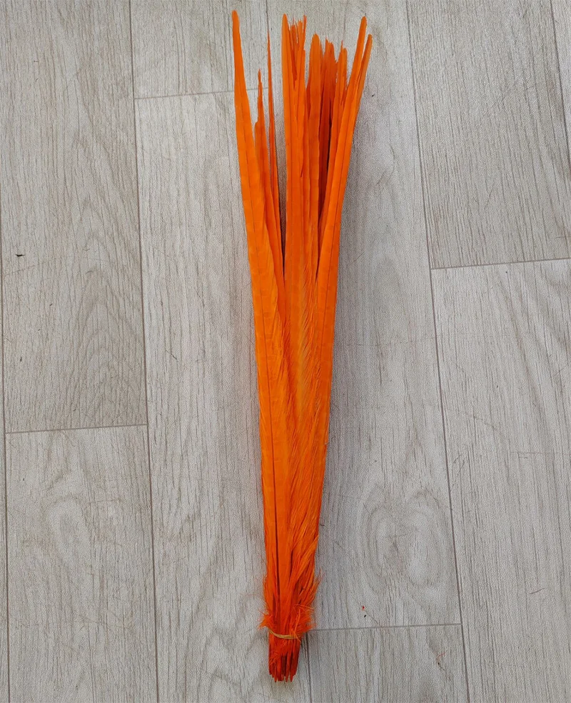 5Pcs/Lot! 45-54CM  Wholesale Colored Ringneck Pheasant Tail Feathers for Crafts  Large Decorative Feather Tail Festival Carniva
