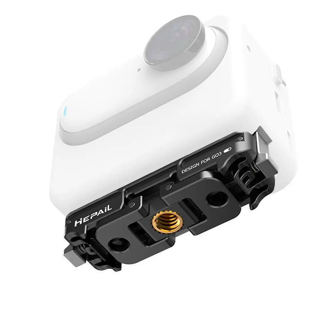 Magnetic Quick Release Plate Tripod Mount For Insta360 Go 3 Action Camera Mount Adapter Accessories Hands-Free