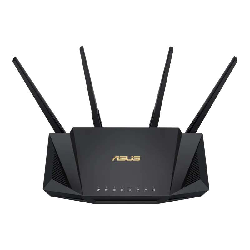 ASUS RT-AX58U RT-AX3000 802.11AX Dual-Band WiFi 6 Router, MU-MIMO & OFDMA, AiProtection Pro Network Security, AiMesh WiFi System