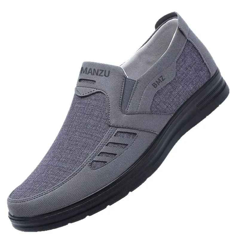 Men's Casual Breathable Non-Slip Soft Soled Shoes Lightweight Comfortable Outdoor Footwear