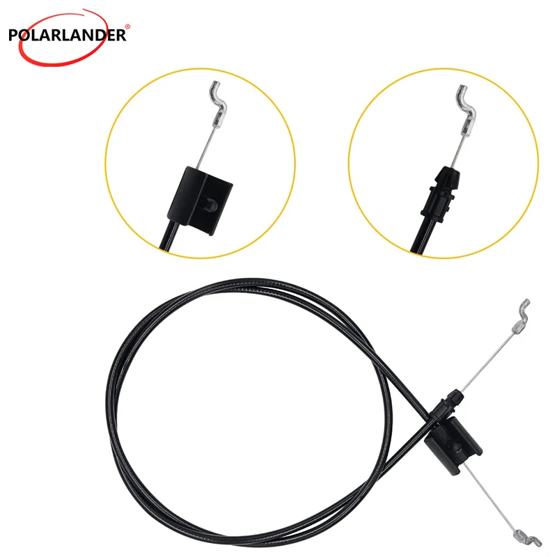 1PCS 136CM Length Z Bend Lawn Tractor Control Cable 46 1 2 Inch Conduit For Poulan Craftsman Husqvarna Weed Eater