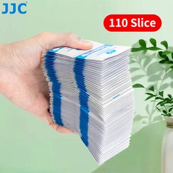 Jjc 110pcs feuchtes Reinigungs tuch Brillen reiniger vor befeuchtete Linsen reinigungs tücher für Kamera objektiv, Brille, Smartphone, Tablet