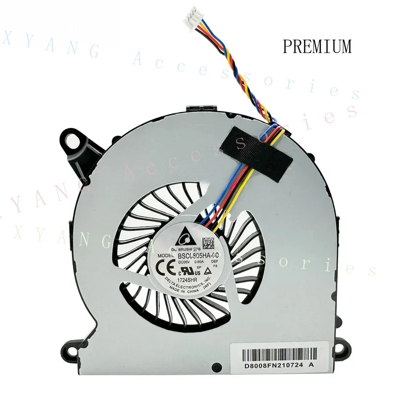 N+ New For Intel NUC8I7BEH NUC8 I3 I5 I7 Computer Fan BSC0805HA-00 DC05V 0.60A 1Z24L9R 4 PIN New CPU Cooling Fan