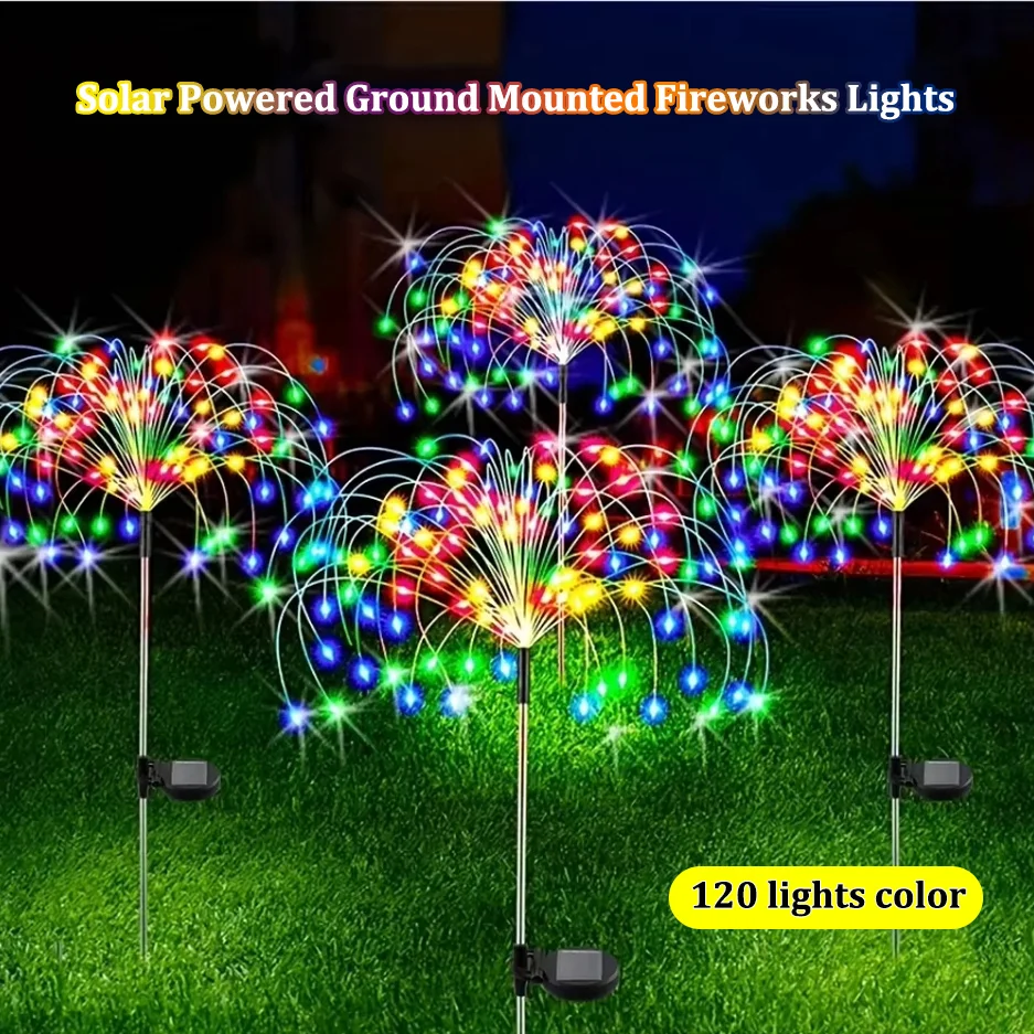 

Многорежимный светильник для одуванчика на солнечной энергии, светодиодные бусины, уличный сад, лужайка, праздничный пейзаж, декоративные светильники