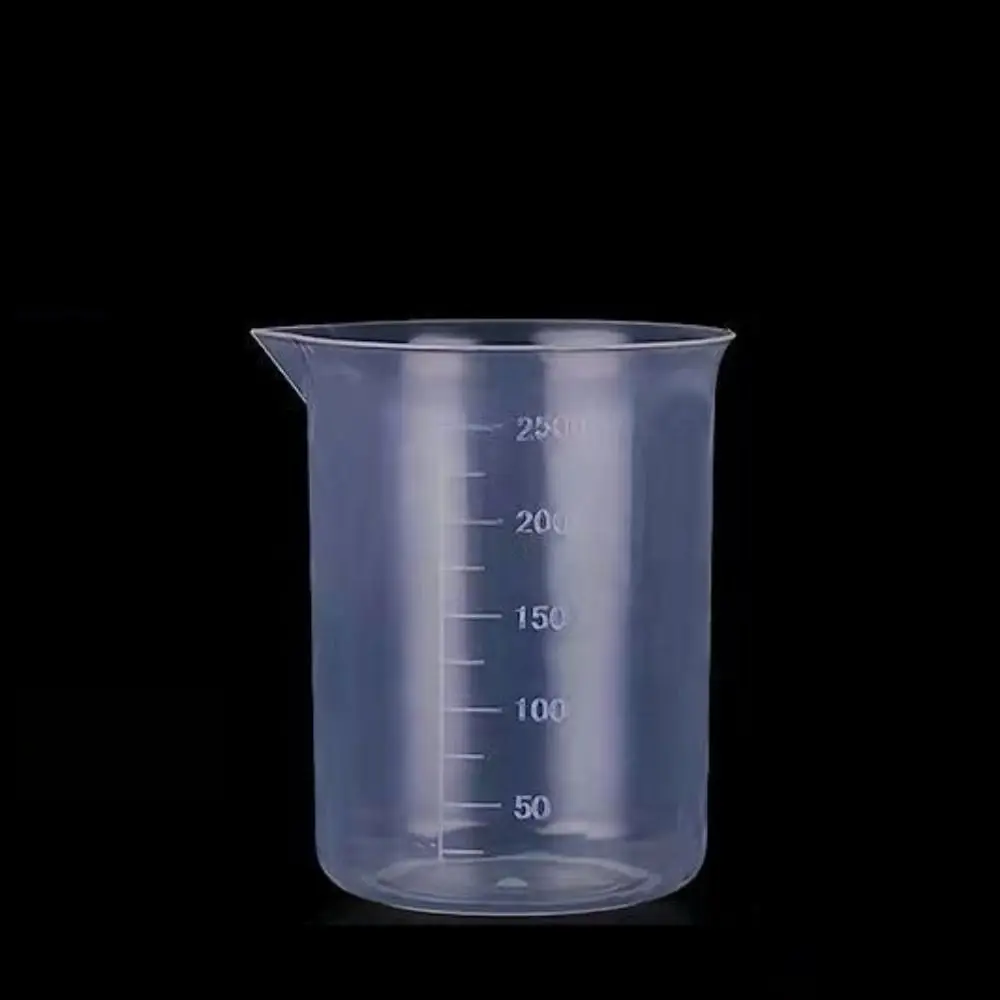 Portable Plastic with Scale Thickened for Kitchen Laboratory Test Graduated Cylinder Mixing Cups Measuring Cup Beaker