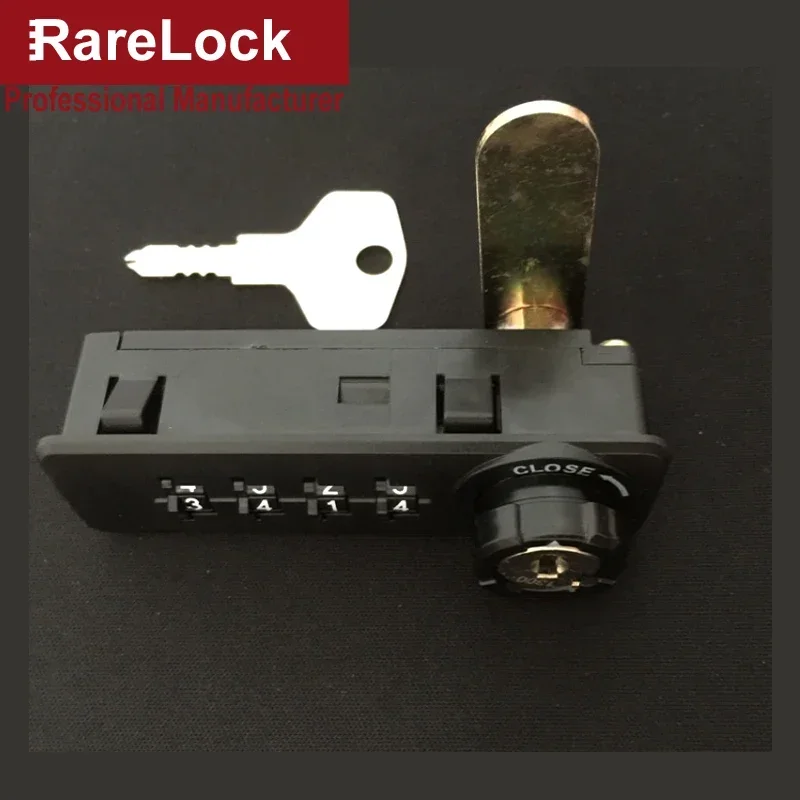 Combination Cabinet Cam Lock 3-4 Digit with Reset Key for Door Gym School Locker Office Drawer Jewelry Box Rarelock MS514 h