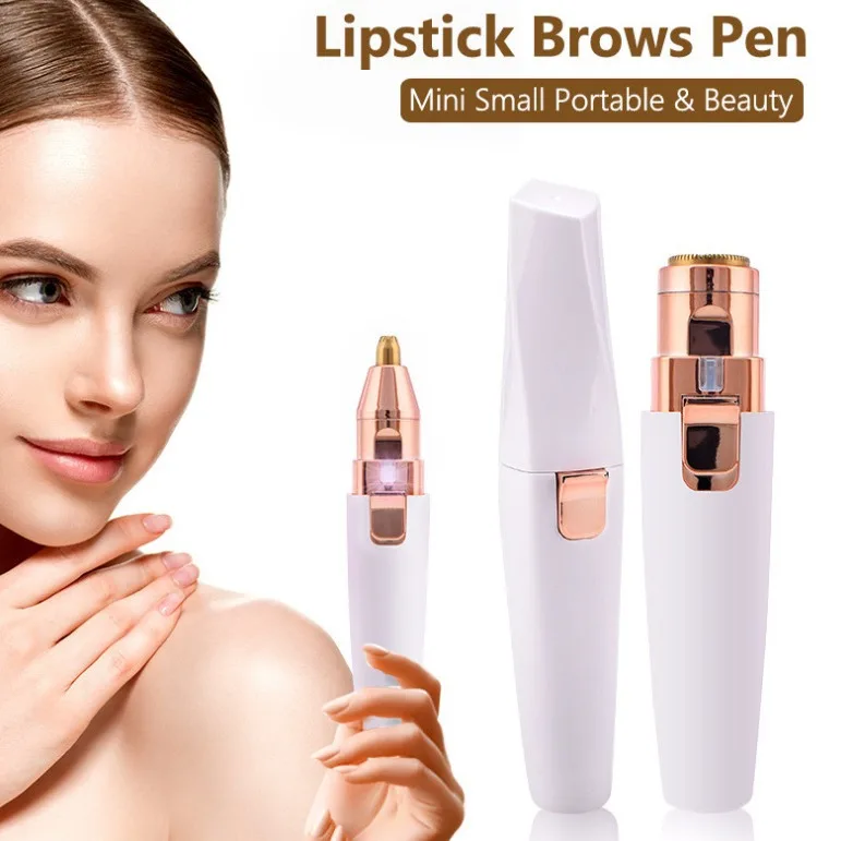 La nueva herramienta eléctrica de maquillaje y cuidado de cejas con carga USB se puede utilizar para belleza y salud indolora, cejas, cara y cuerpo