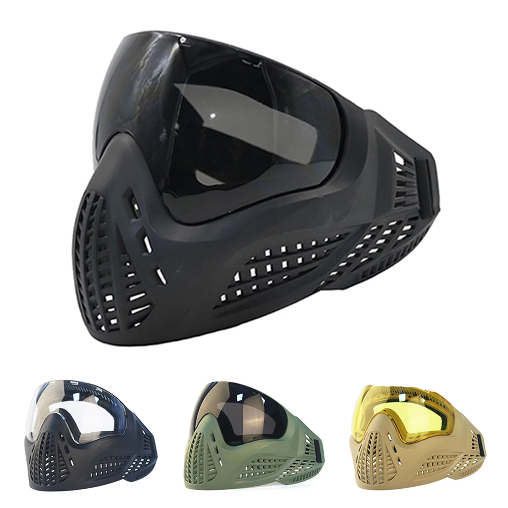 # @Военная пейнтбольная полнолицевая маска, тактические страйкбольные ударопрочные очки, защитное оборудование, армейские охотничьи боевые противогазы # @Военная пейнтбольная полнолицевая маска, тактические страйкбольные ударопрочные очки, защитное оборудование, армейские охотничьи боевые противогазы