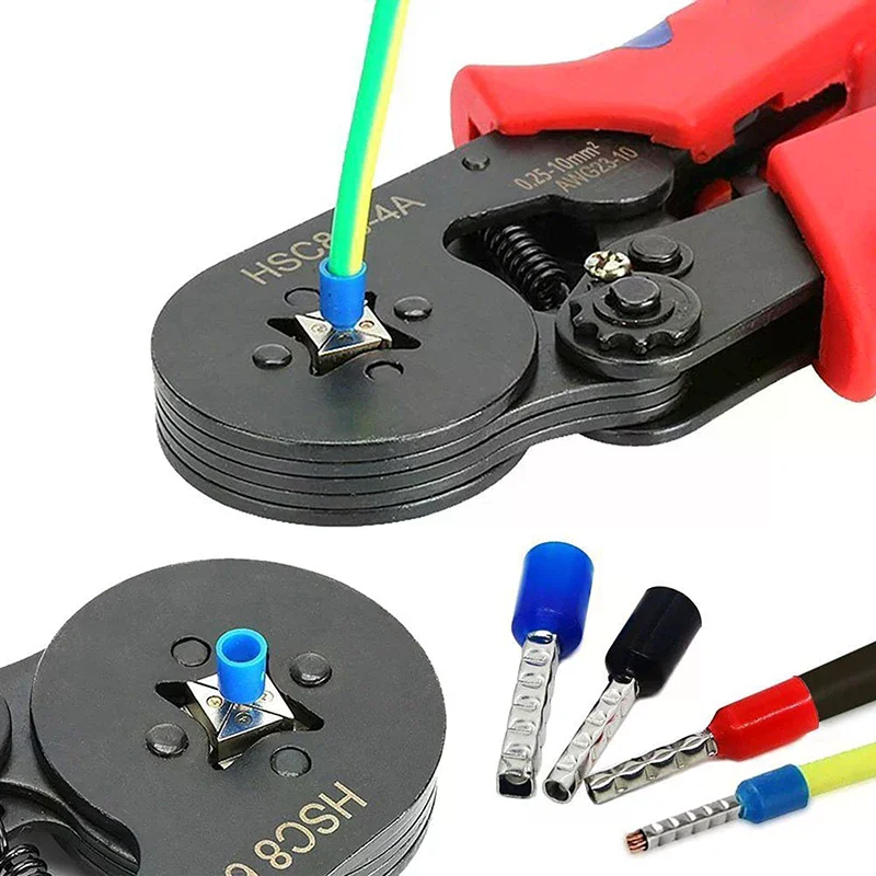 400pcs Wire Connect Insulated Connector Terminal Crimp Terminator Cold Pressed Insulated Termina E0508 7508 1008 1510 2512 4012