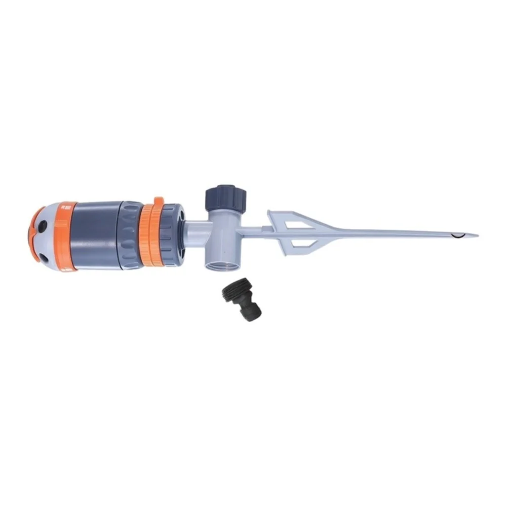 Grey ABS Ground Mounted Sprinkler Adjustable Direction for Efficient Garden Watering 1 Piece 12.5cm x 5.5cm x 35cm