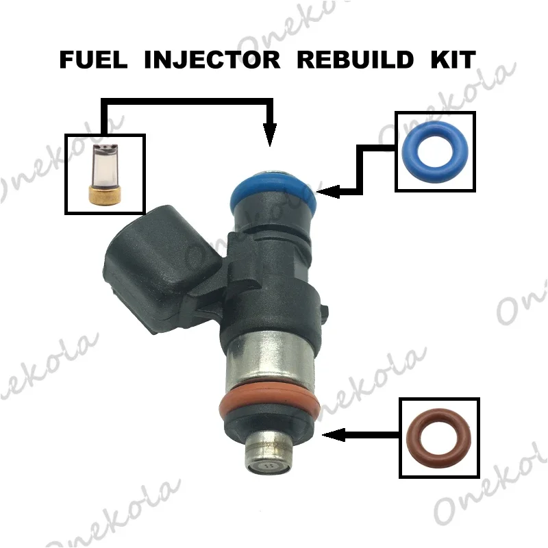 Filters Orings Seals Grommets Fuel injector service kit filter for 0280158051 Holden Commodore VZ VE L76 L98 LS2 LS3 12576341