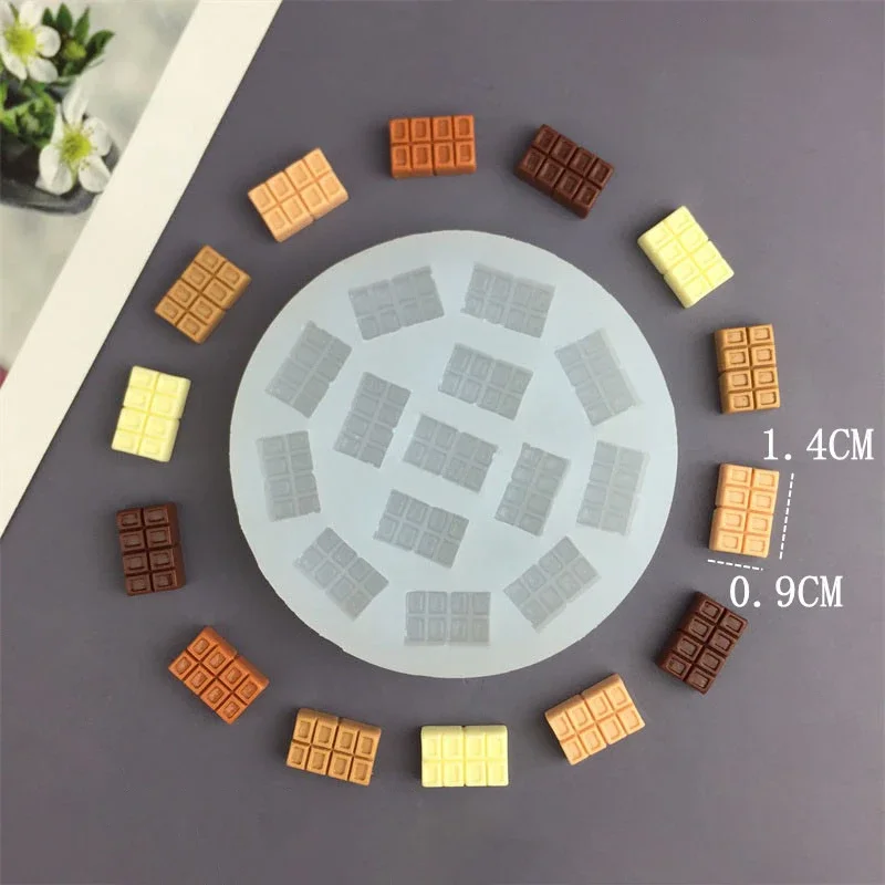 Incluso molde de silicona para Chocolate, moldes para gofres y Fondant, molde para barra de dulces DIY, herramientas de decoración para pasteles, accesorios de cocina para hornear