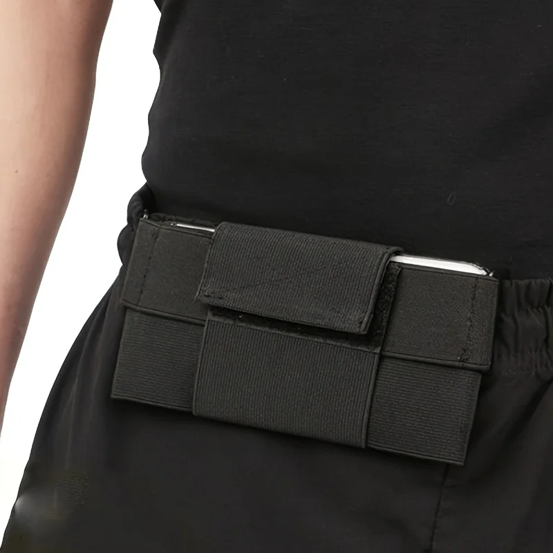 

Fitness Running Waist Pack, Stretchable Hidden Sports Money Belt for Hiking Gym Phone Carry, 1-Pack