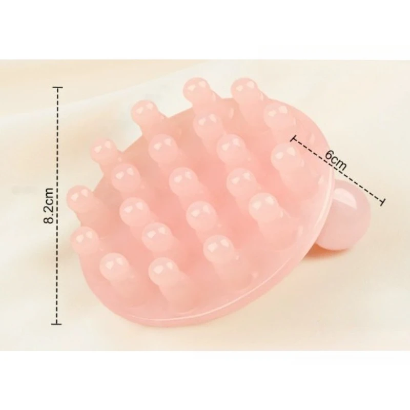 1pc Resin Universal Portable Massage Brush Scalp Massage Comb for Muscles Back Neck Shoulder Relaxation Massager