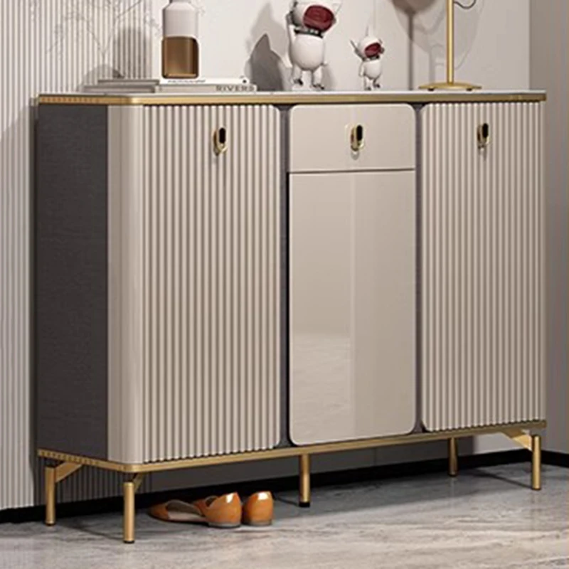 

Nordic Luxury Shoe Shelf Organizer Living Room Space Saving Bedroom Shoe Cabinet Box Hallway Mobile Archivadores Home Furniture