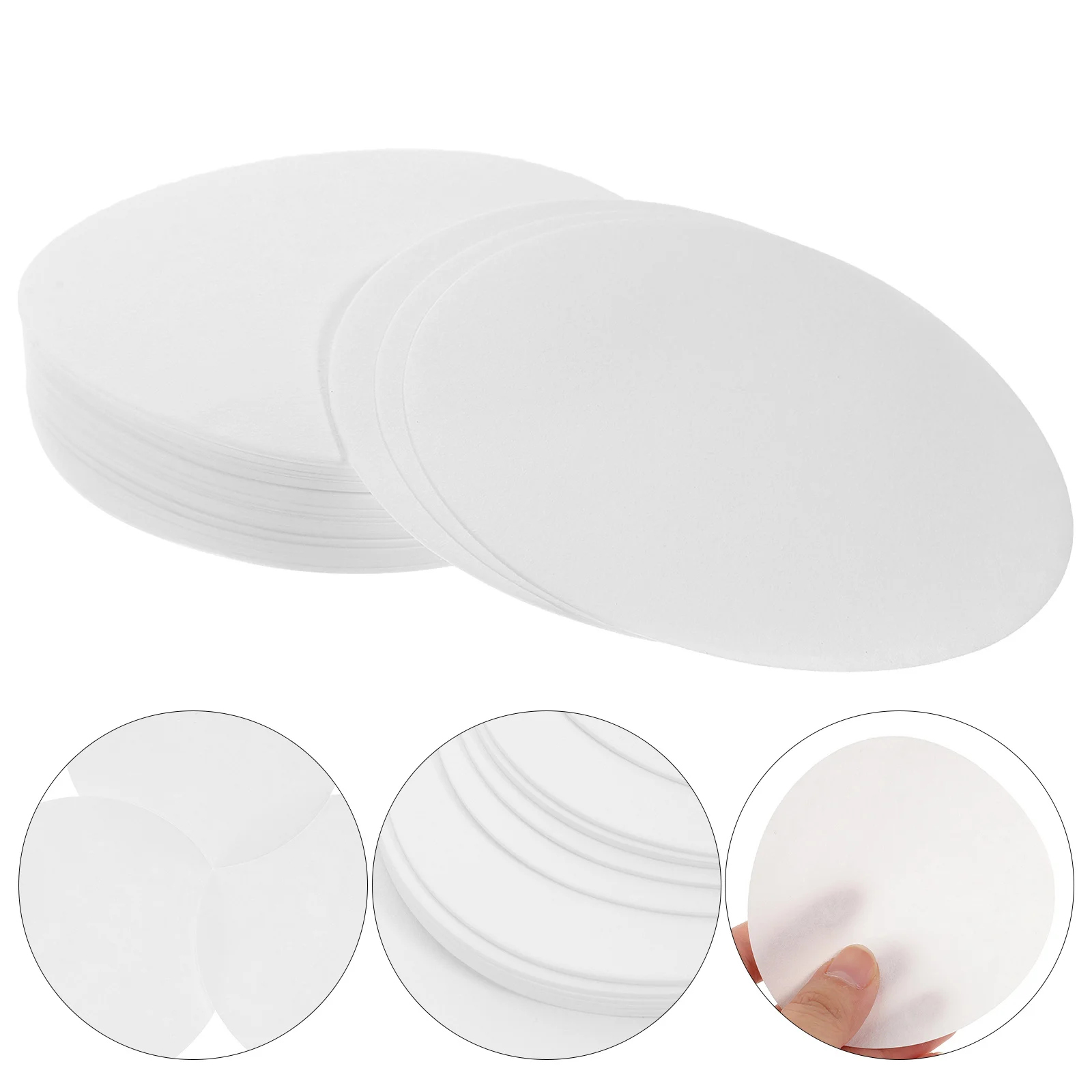 100 pcs 9Cm Medium Speed Filter Paper Discs For General Chemistry Lab Use Qualitative Testing Flow Rate Filters