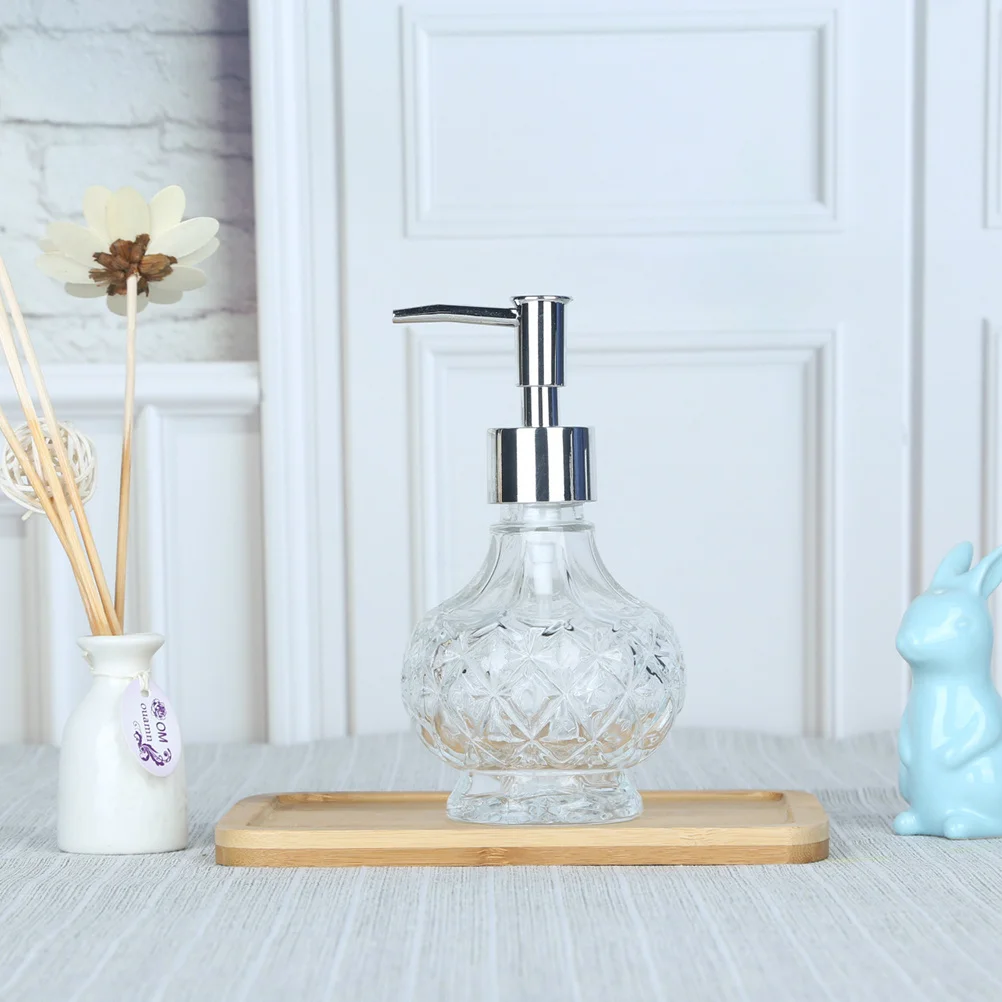 

Soft Hand Lotion Pump Bottle Glass Subpackaging Container Portable Travel Dispenser