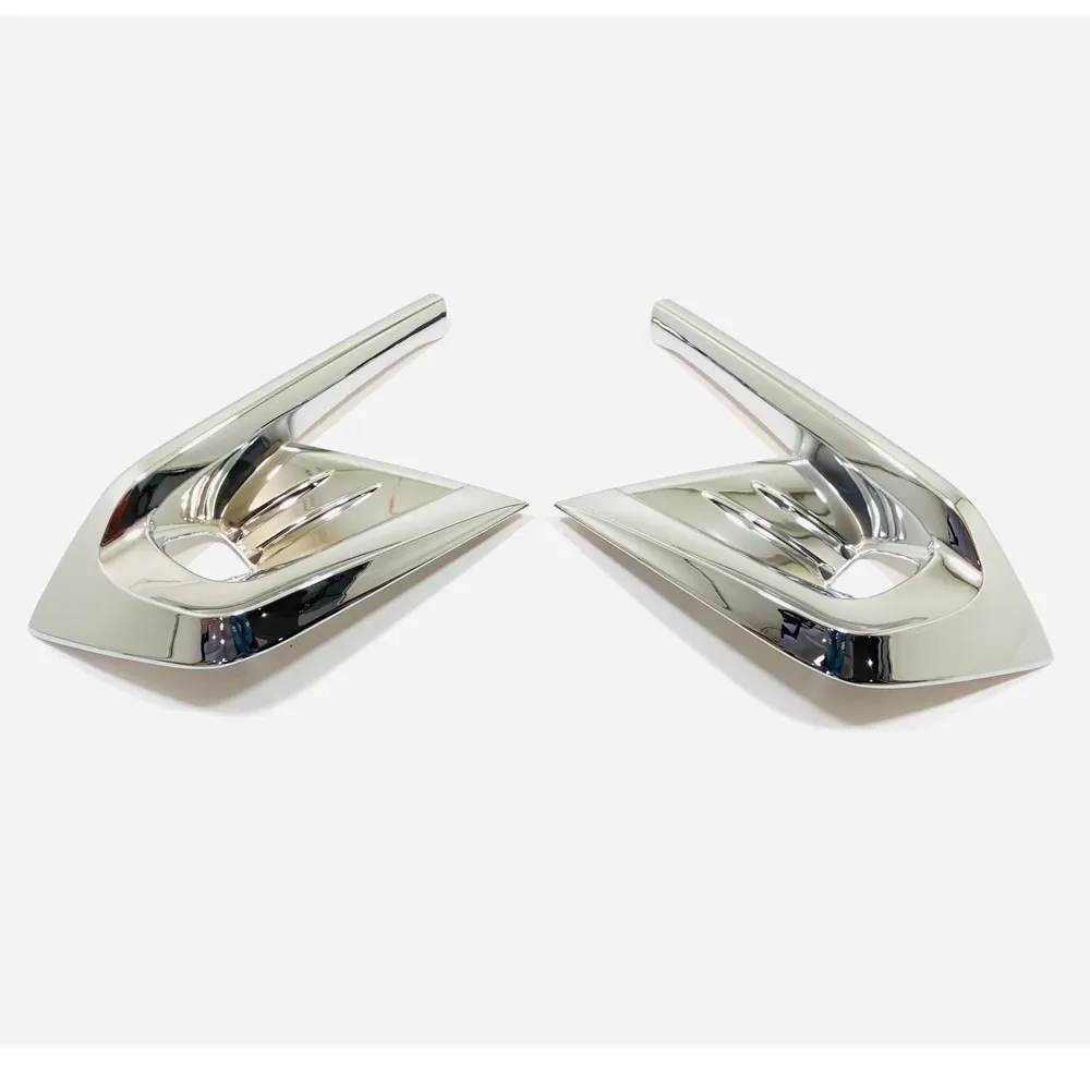 Mặt Trận Sương Mù Đèn Bao Viền Nhựa ABS Kiểu Dáng Xe Phụ Kiện Lông Mày Trang Trí Cho Xe Honda Civic 11th Gen 2022 2023 2024