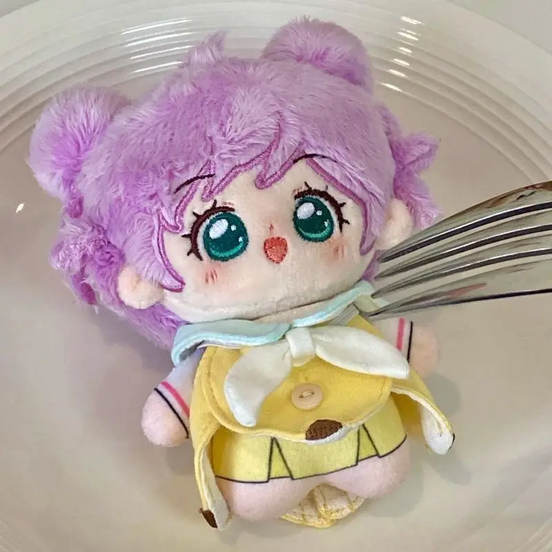 Anime de pelúcia 10cm pripara manaka laala corpo impresso algodão boneca mochila pingente chaveiro ornamento ou crianças adultos presente aniversário