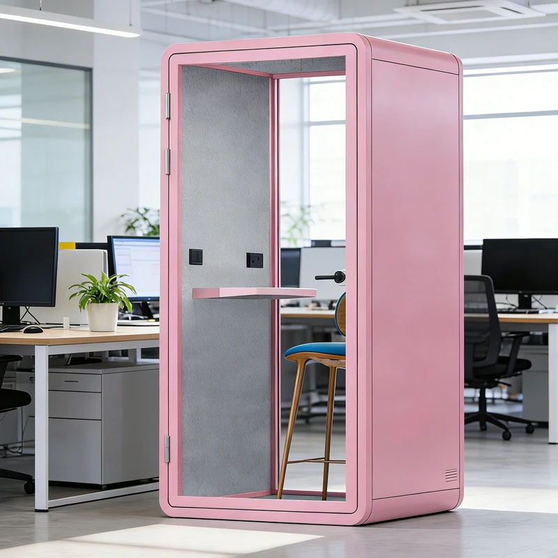All-Scenario Soundproof Booth Universal Acoustic Isolation Pod Multi-Function Design For Home Office Mall Hotel School Custom