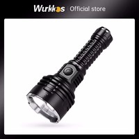 Wurkkos TS30S Pro 21700 Rechargeable Tactical Flashlight  LED USB-C 6000Lm Torch MAX 1086M Stainless Bezel Anduril 2 Power Bank