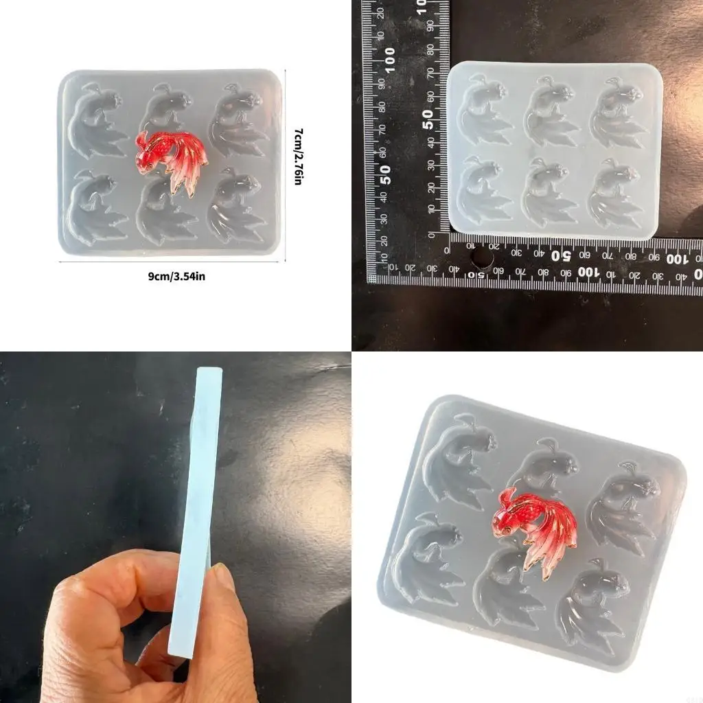 

Профессиональная силиконовая литья форма для смол -брелок рыбь